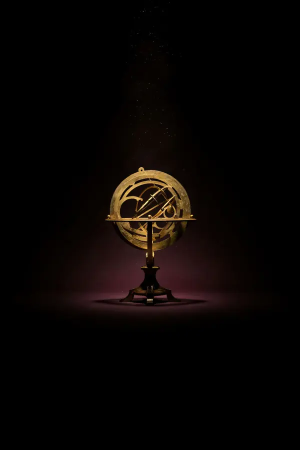 Alchemy Wall Art — Brass Astrolabe Print