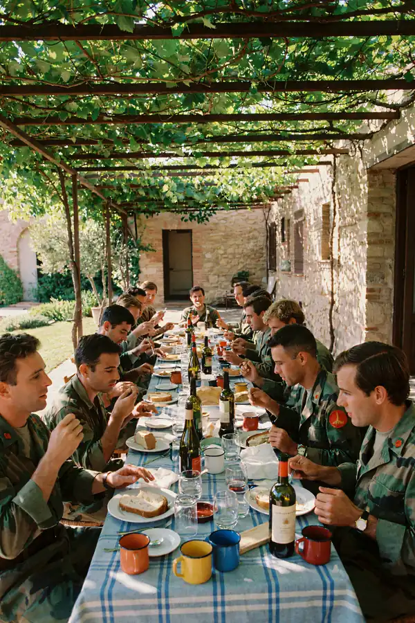Military Wall Art — Soldiers Long Lunch Print